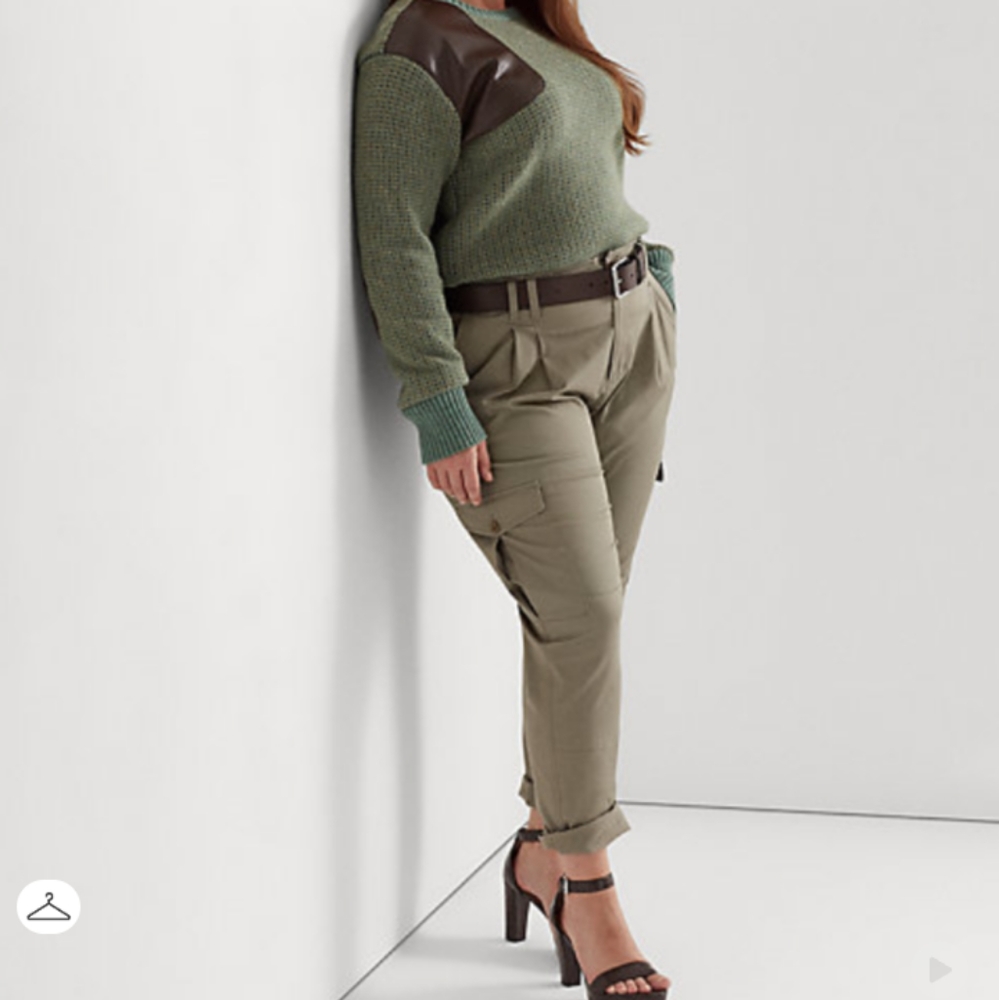 Micro sanded twill cargo pant